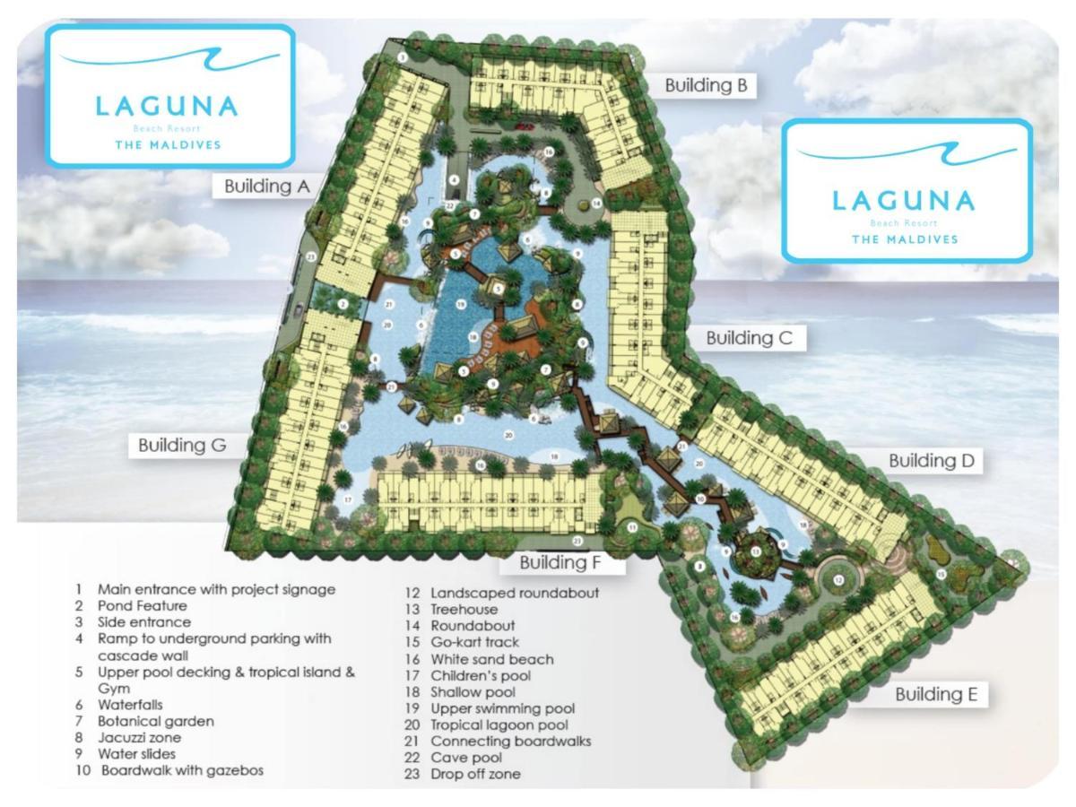 Laguna Beach Condo Resort 3 Maldives Pattaya Pool View ลากูน่า บีช คอนโด รีสอร์ต 3 พัทยา Jomtien Beach Exteriör bild